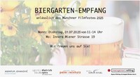 FM: Biergarten-Empfang Dietrich, Jovanovic, Lentz, Mattes und Rehling