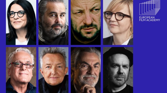 Nina Haun, Hoyte van Hoytema, Zbigniew Preisner, Pascaline Chavanne, Bottom row: Yorgos Mavropsaridis, Waldemar Pokromski, Antxón Gómez Santanderz, Tarn Willers